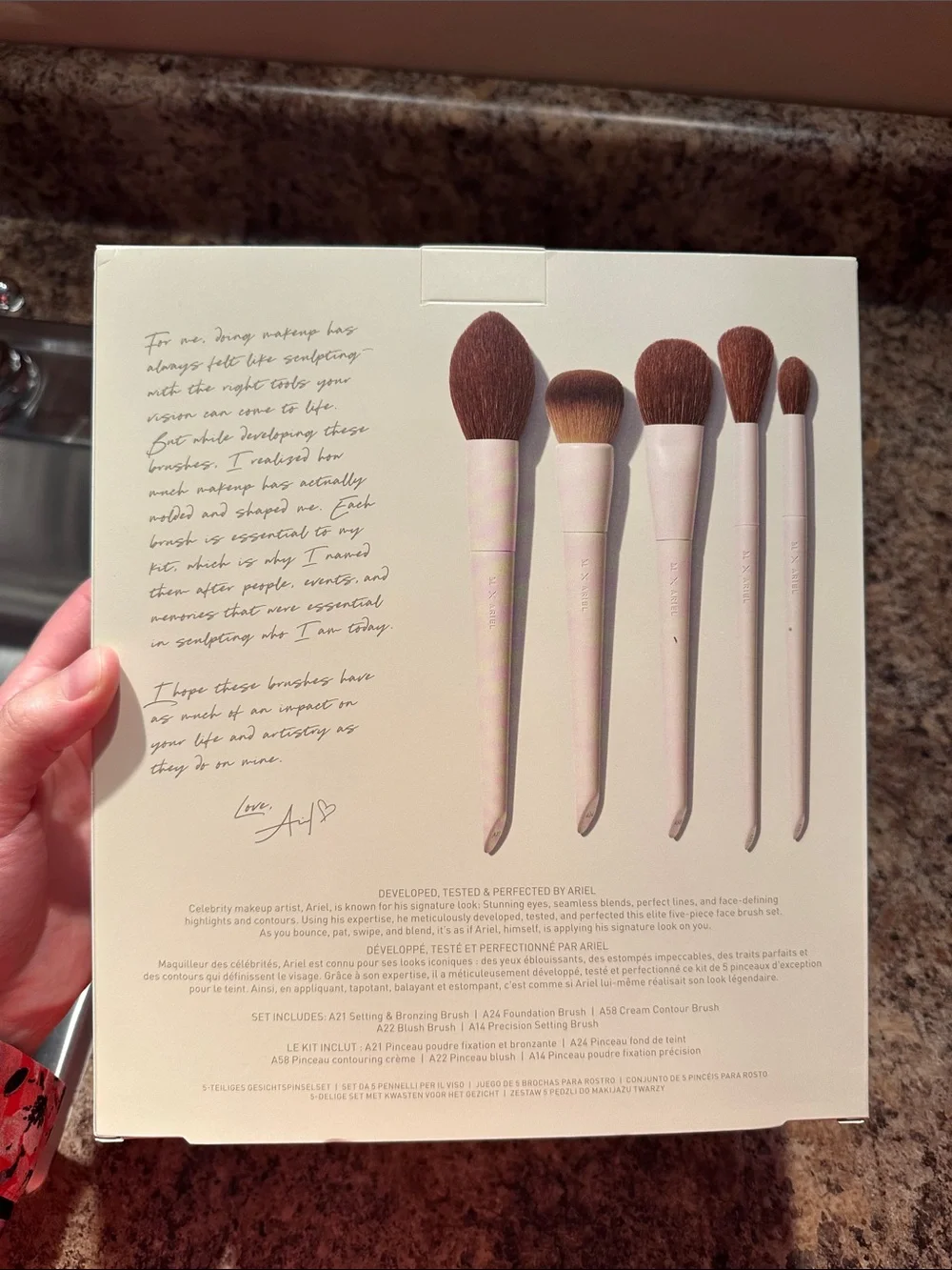 Morphe X Ariel Signature Face & eye Brush Sets